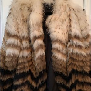 Theory Raccoon Fur Coat
